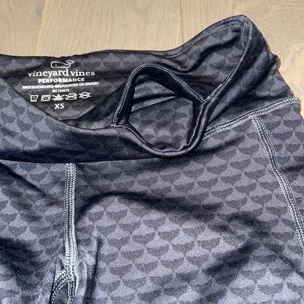 Vineyard Vines Women’s Size XS Gray Activewear Leggings Stretch Polyester - Picture 4 of 9